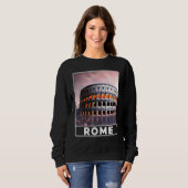 The Colosseum Rome Italy Souvenir スウェットシャツ (正面フル)