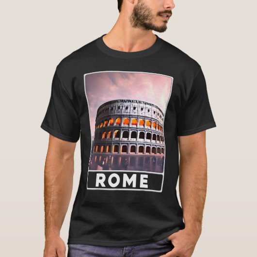 The Colosseum Rome Italy Souvenir Tシャツ (正面)