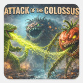 The Colossus mutant veggie square sticker sheet スクエアシール (正面)