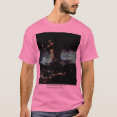 The Colossus (Or Panic ")" By Francisco De Goya Tシャツ (正面)