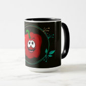 "The Combo Mug: Sip & Switch 疑問に思"* マグカップ (正面右)
