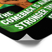 The Comeback Is Always Stronger Jamaica Strong Fla ポスター (角)