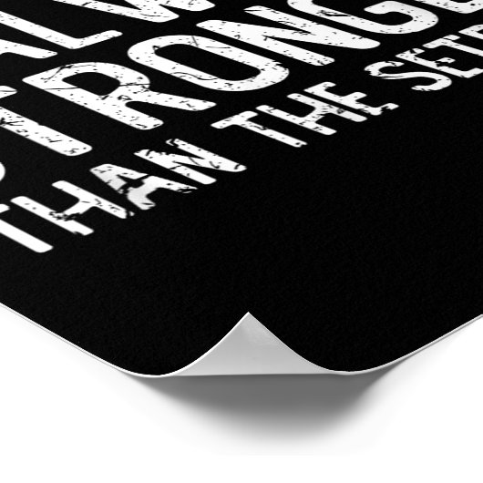 The Comeback Is Always Stronger - Motivational  ポスター (角)