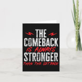 The Comeback Is Always Stronger Than The Setback M カード (正面)