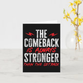 The Comeback Is Always Stronger Than The Setback M カード (黄色い花)