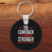 The Comeback Is Always Stronger Than The Setback M キーホルダー (正面)