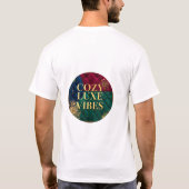 The comfortable and stylish 'Cozy Luxe Vibes' T-sh Tシャツ (裏面)