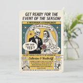 The Comicon Wedding Gazette Invitation 招待状 (スタンド正面)