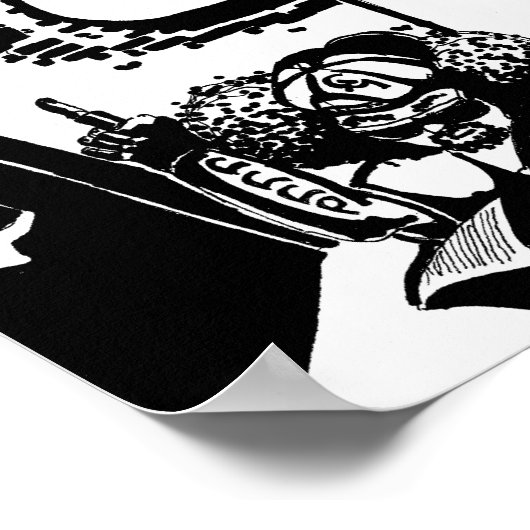 The Communist Corner Noir ポスター (角)