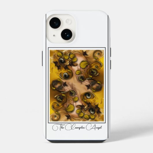 "The Complex Angel"', Apple iPhone 14ケース iPhoneケース (裏面)