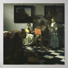 The Concert by Vermeer - Poster ポスター
