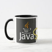 The Confusing JavaScript Mug - Black マグカップ (左)