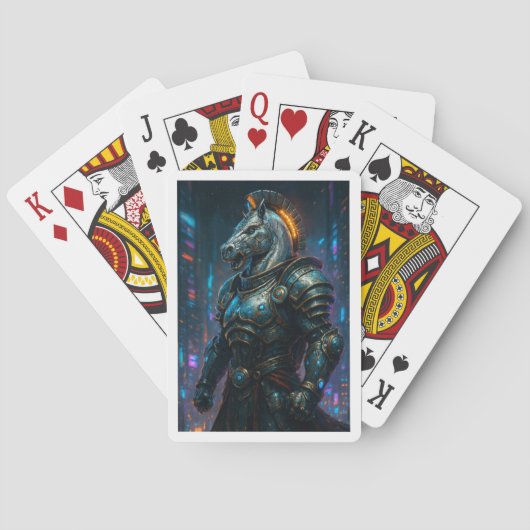 The Conqueror’s Knight: Chess Lover Playing Cards トランプ (裏面)