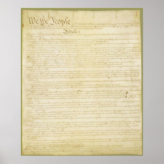 The Constitution of the United States of America ポスター (正面)