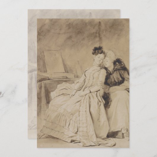 The Conversation by Fragonard (正面/裏面)