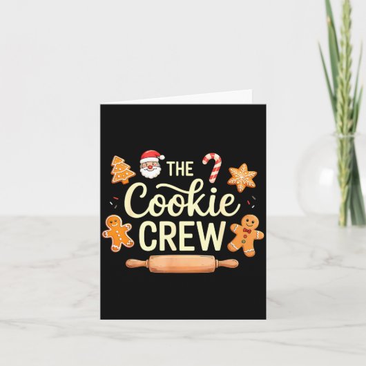 The Cookie Crew Christmas Baking Cookie Lover  カード (正面)