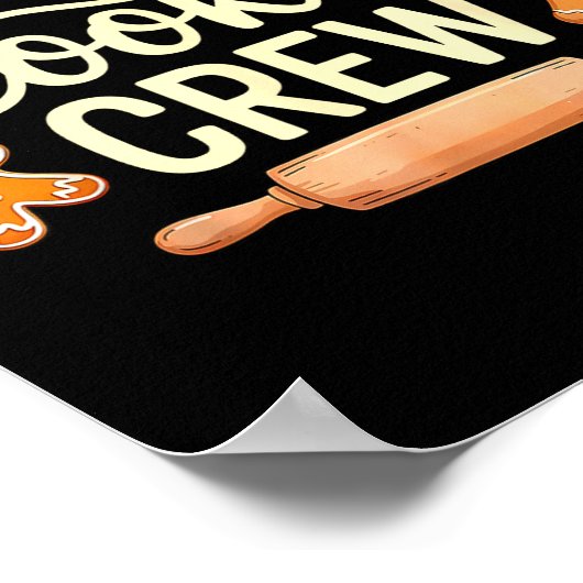 The Cookie Crew Christmas Baking Cookie Lover  ポスター (角)