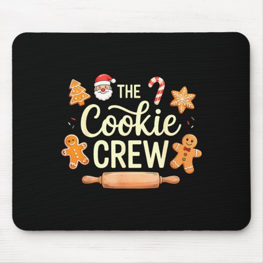 The Cookie Crew Christmas Baking Cookie Lover  マウスパッド (正面)