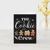 The Cookie Crew Christmas Baking Cookie Lover Kids カード (黄色い花)