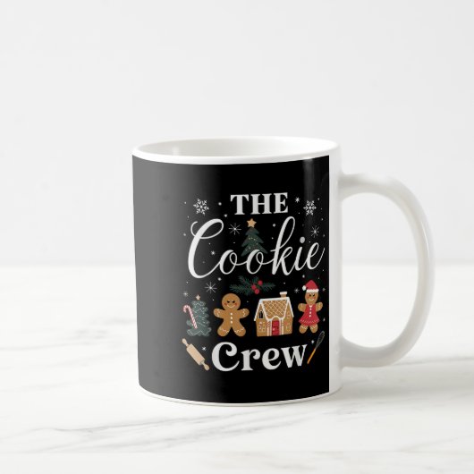 The Cookie Crew Christmas Baking Cookie Lover Kids コーヒーマグカップ (右)