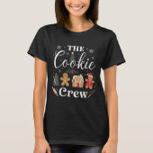 The Cookie Crew Christmas Baking Cookie Lover Kids Tシャツ (正面)