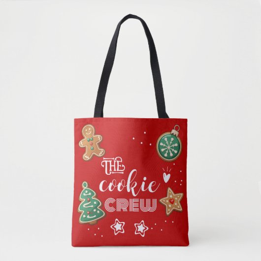 The Cookie Crew Christmas Tote Bag トートバッグ (正面)