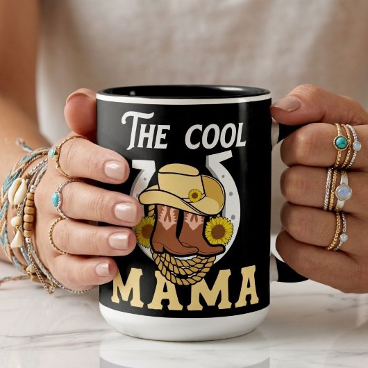 The Cool Mama | Western Mother’s Day Unique ツートーンマグカップ