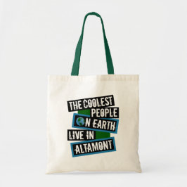 The Coolest People on Earth Live in Altamont トートバッグ