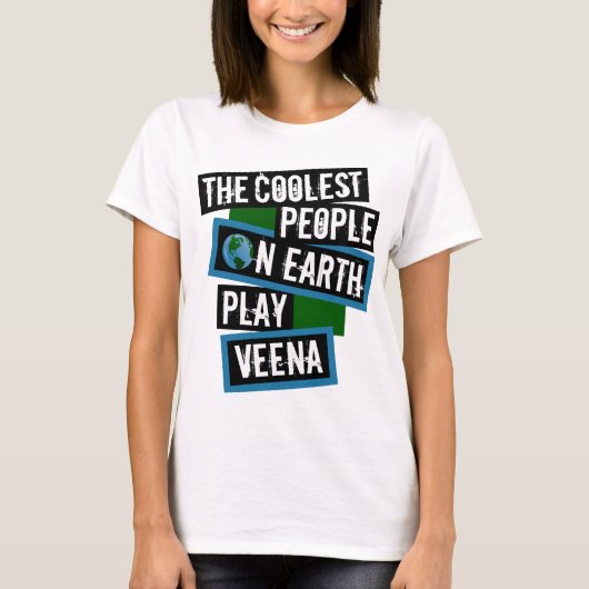 The Coolest People on Earth Play Veena Tシャツ (正面)