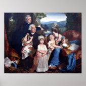 The Copley family by John Singleton Copley ポスター (正面)