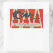 The Cora Hotel (London) 長方形シール (バッグ)