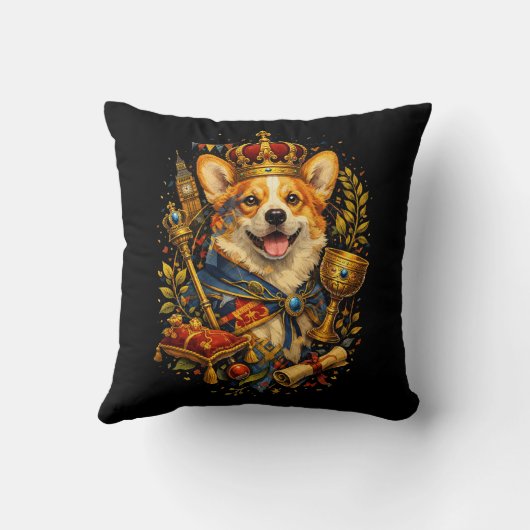 The Corgi King クッション (裏面)
