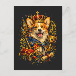 The Corgi King ポストカード