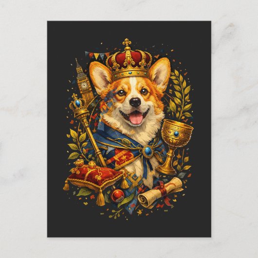The Corgi King ポストカード (正面)