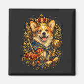 The Corgi King マグネット (正面)