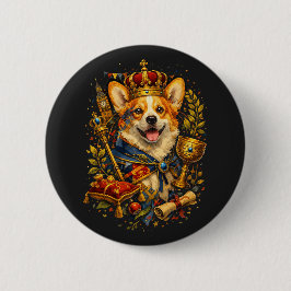The Corgi King 缶バッジ