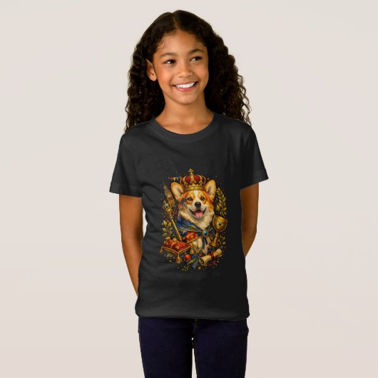 The Corgi King Tシャツ (正面フル)