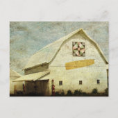 The Corn Barn Washington County Iowa Retro Crackle ポストカード (正面)
