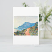 The Corniche Landscape by Claude Monet サンキューカード (スタンド正面)