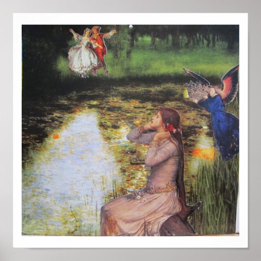 The Coronation - collage art ポスター (正面)