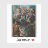 The Coronation of the Virgin with Joseph&Francis シール (シート)