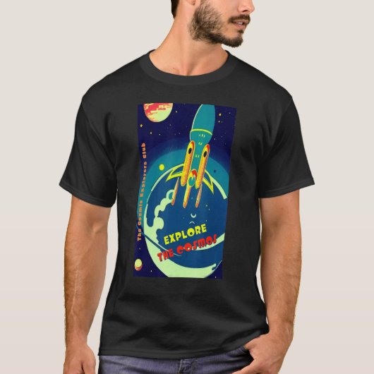 The Cosmic Explorers Club Explore The Cosmos (#08) Tシャツ (正面)