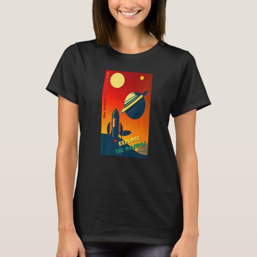 The Cosmic Explorers Club Explore The Cosmos (#09) Tシャツ (正面)