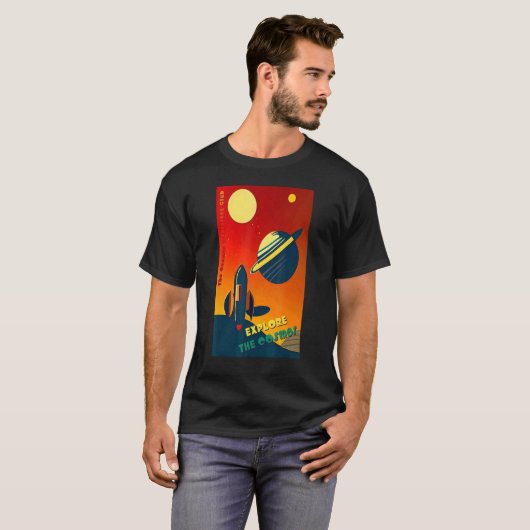 The Cosmic Explorers Club Explore The Cosmos (#09) Tシャツ (正面フル)