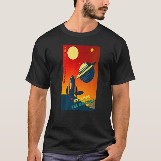The Cosmic Explorers Club Explore The Cosmos (#09) Tシャツ (正面)