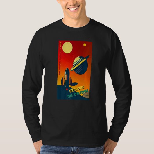 The Cosmic Explorers Club Explore The Cosmos (#09) Tシャツ (正面)