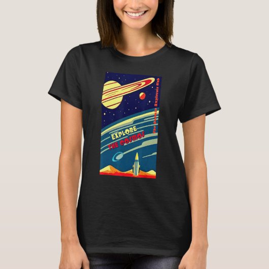 The Cosmic Explorers Club Explore The Cosmos (#10) Tシャツ (正面)