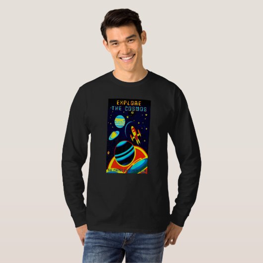 The Cosmic Explorers Club Explore The Cosmos (#14) Tシャツ (正面フル)