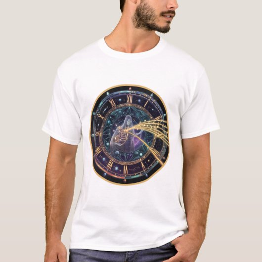 The Cosmic Maestro of Time Tシャツ (正面)
