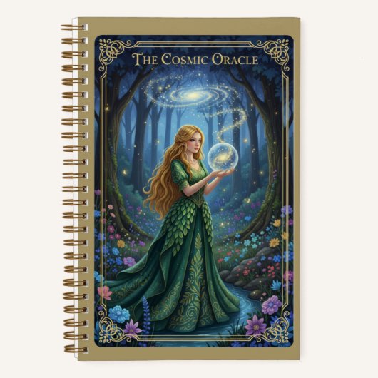 The Cosmic Oracle Forest Galaxy Journal ノートブック (正面)
